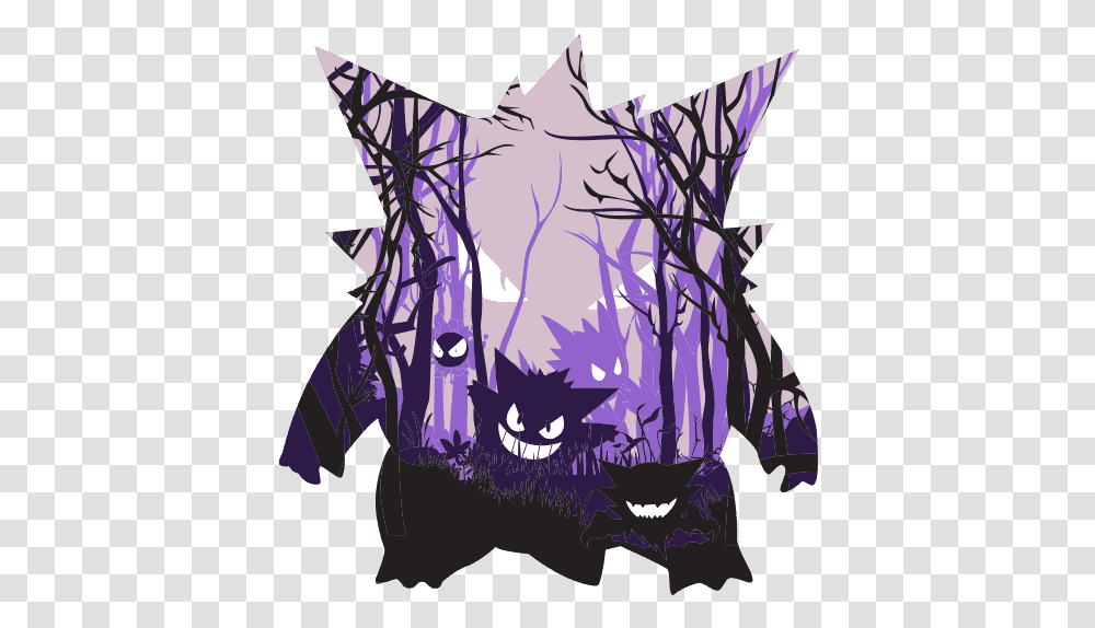 Limited Edition Cheap Daily T Shirts Gengar Wallpaper Iphone Hd, Graphics, Art, Purple, Clothing Transparent Png