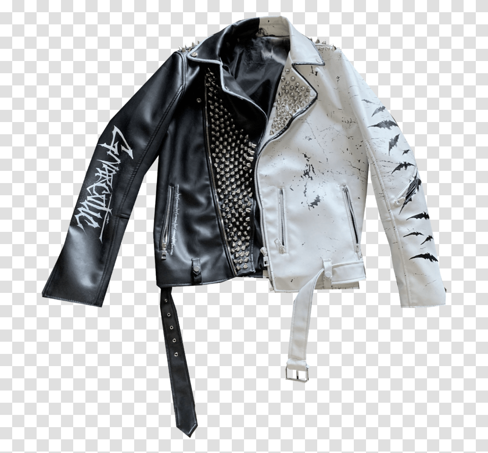 Limited Edition Gnarcotic X Castlebasas Leather Jacket Gnarcotic Leather Jacket, Apparel, Coat, Blazer Transparent Png