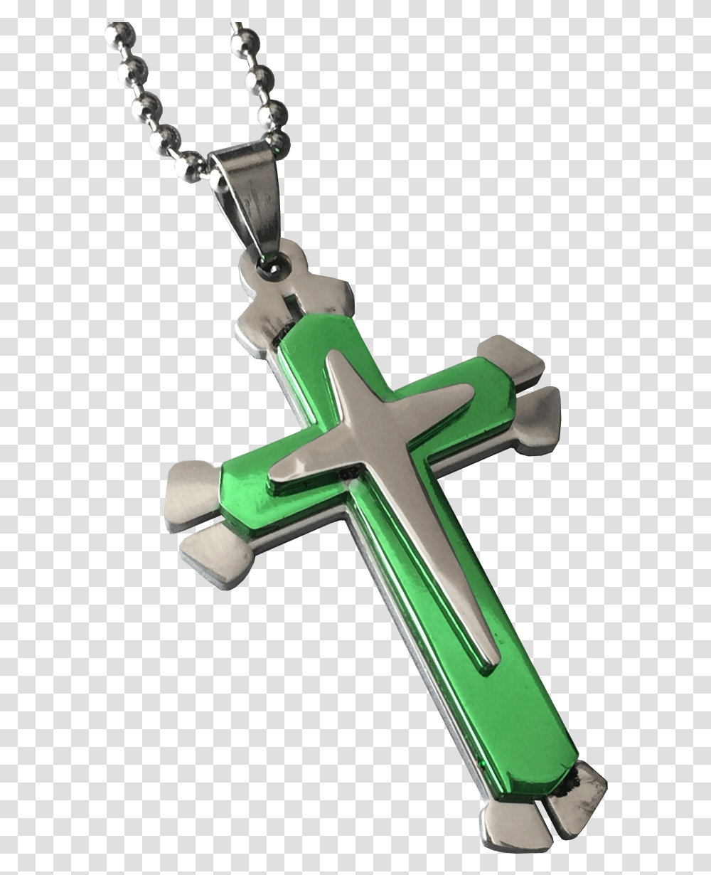 Limited Edition Saint Patrick's Day Cross, Pendant, Alphabet Transparent Png