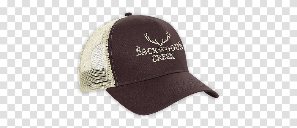 Limited Edition Trucker Cap Brown Cream Backwoods Creek Baseball Cap, Clothing, Apparel, Hat Transparent Png