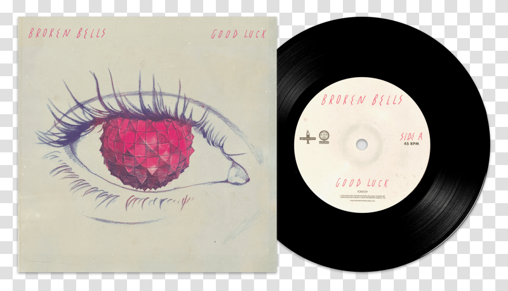Limited Edition Vinyl 7quot Broken Bells Good Luck, Disk, Dvd, Bird Transparent Png