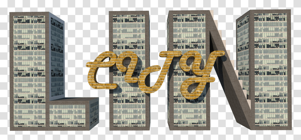Lin City Logo Tower Block, Alphabet, Number Transparent Png