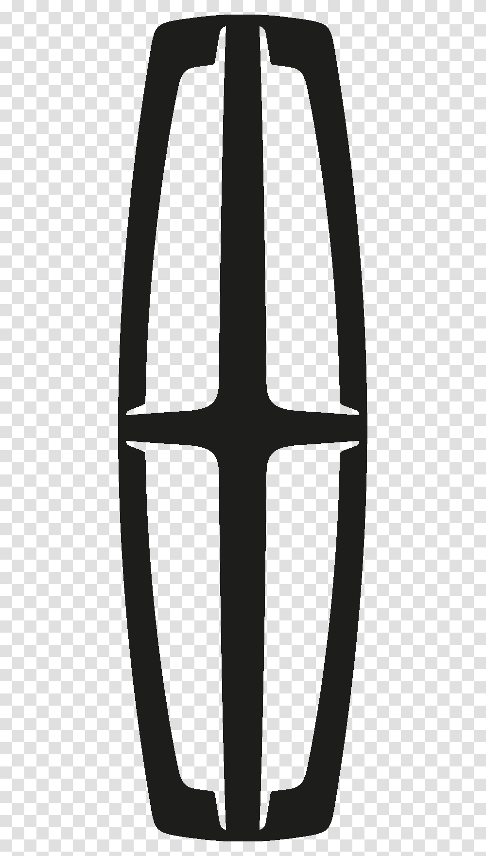Lincoln Automobile Logo Cross, Trident, Emblem, Spear Transparent Png