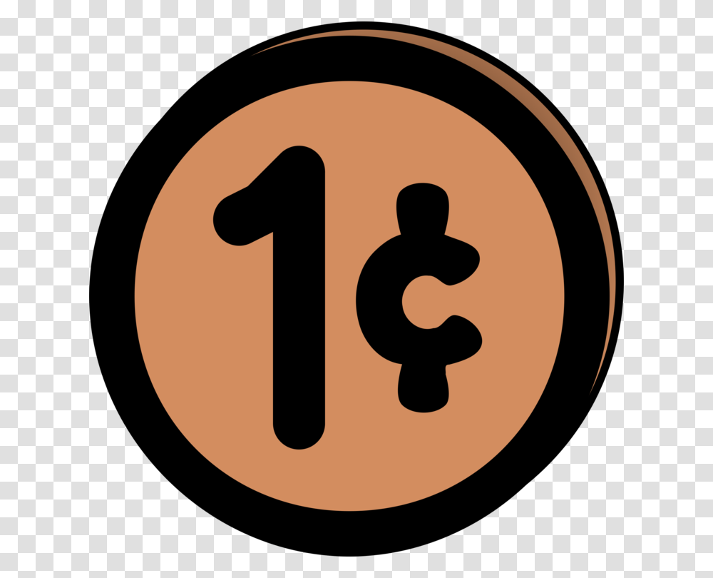 Lincoln Cent Penny Cent Euro Coin, Number Transparent Png