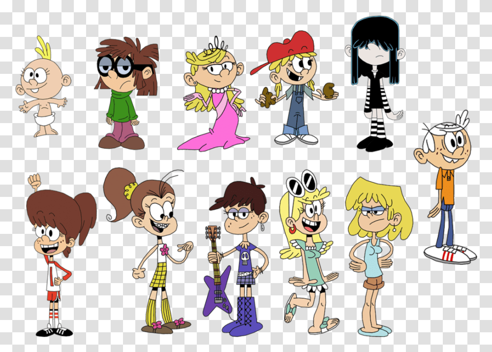 Lincoln Loud Lola Loud Drawing Character Animation Imagenes De Lincoln Loud, Costume, Toy, Halloween, Crowd Transparent Png
