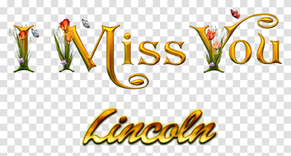 Lincoln Miss You Name Miss You Michelle, Alphabet, Diwali, Food Transparent Png