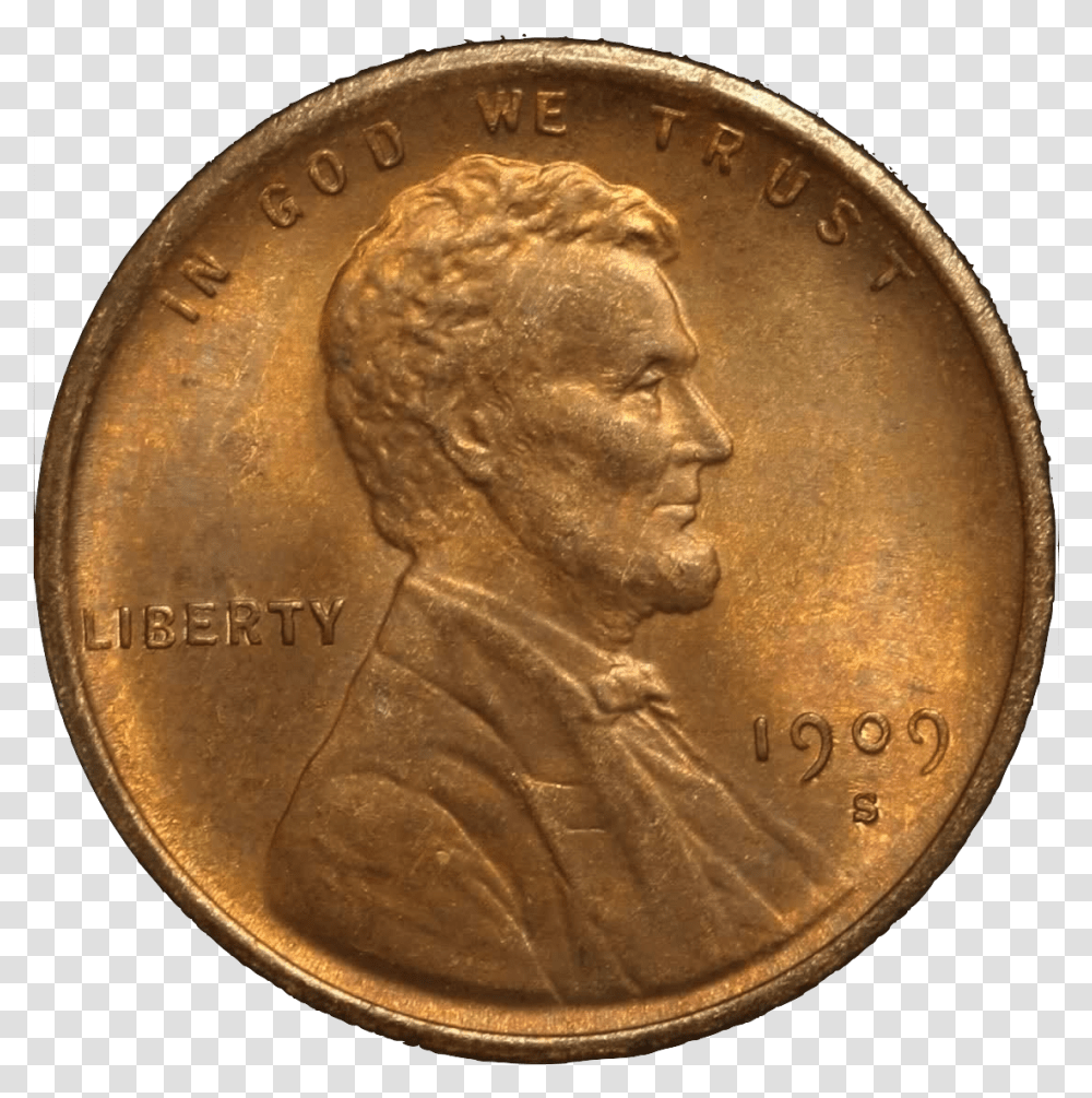 Lincoln Penny Background, Coin, Money, Painting, Art Transparent Png