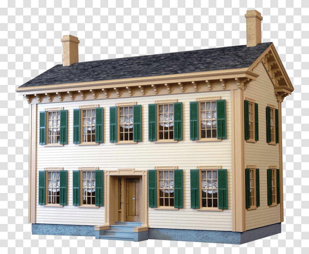 Lincoln Springfield Home Dollhouse Kit Lincoln Springfield Home Dollhouse, Housing, Building, Cottage, Outdoors Transparent Png