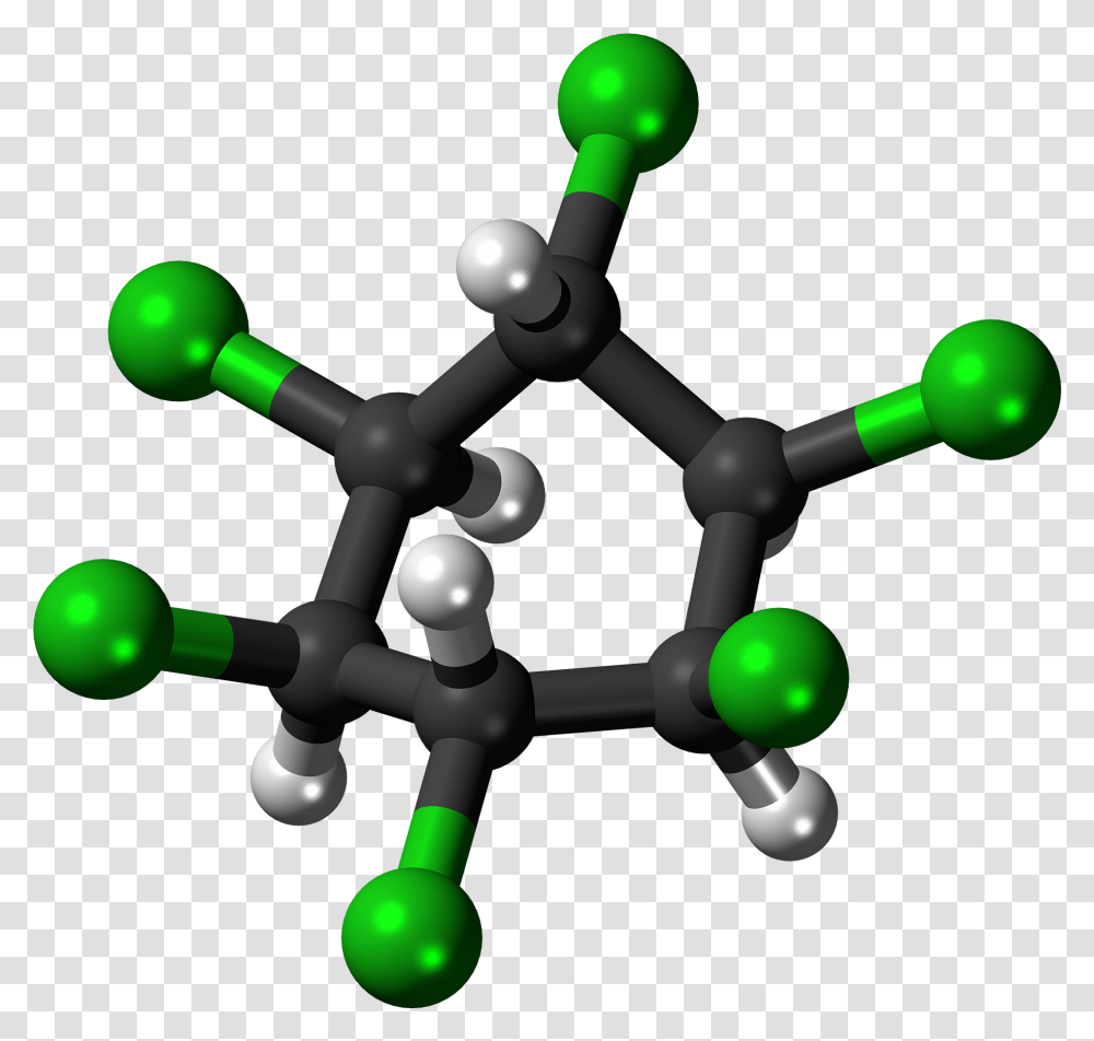 Lindane Molecule Ball 3d Structure Of Benzene Hexachloride, Toy, Sphere, Light, Juggling Transparent Png