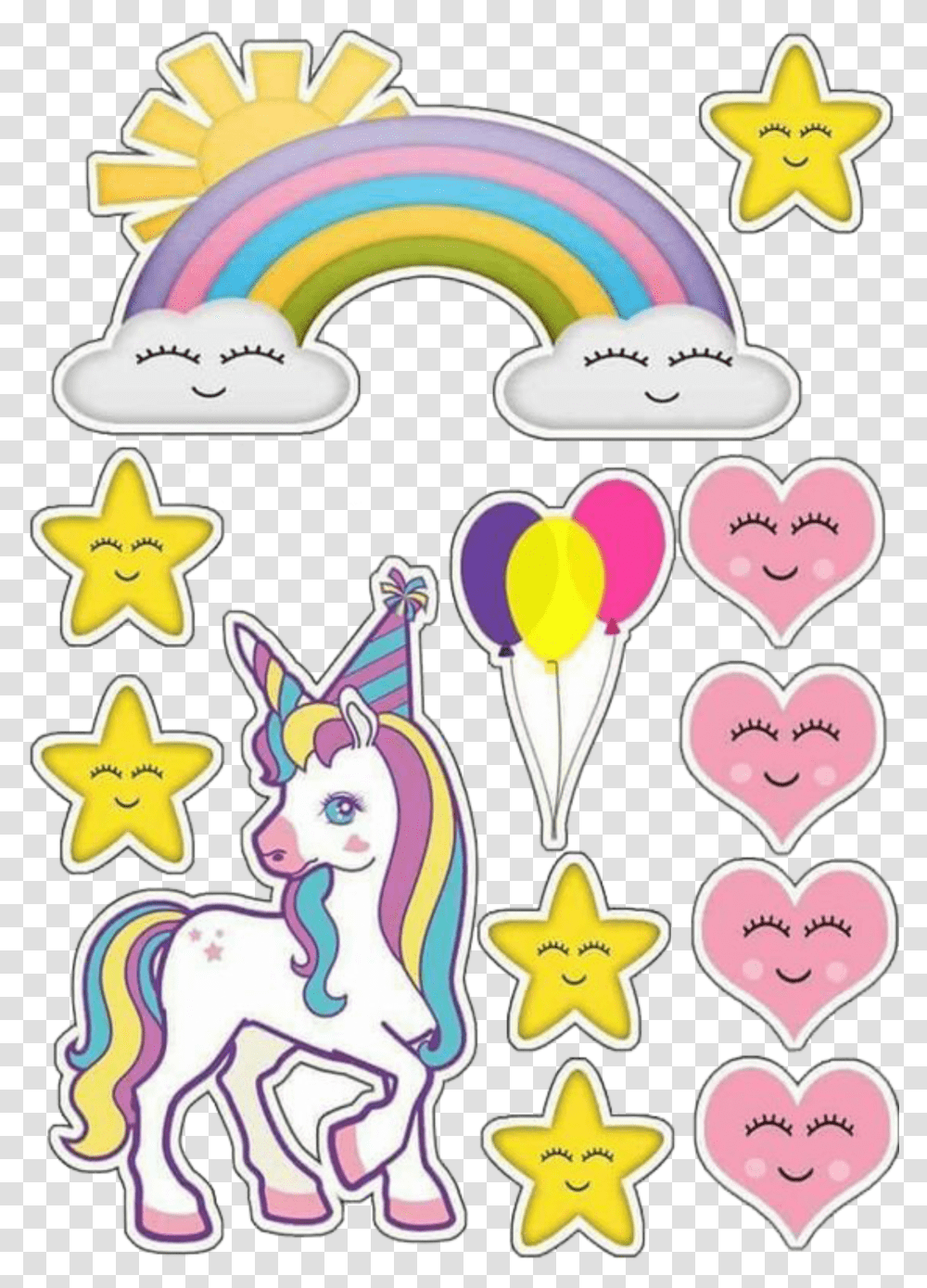 Lindas Imagens Decorativas Topo De Bolo Do Unicornio Topo De Bolo Unicornio Transparent Png