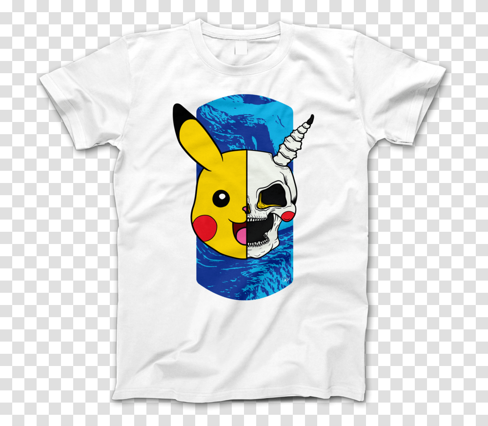 Linden Shop Pokemon Pikachu Frontshirt White Playeras De San Juditas, Apparel, T-Shirt Transparent Png