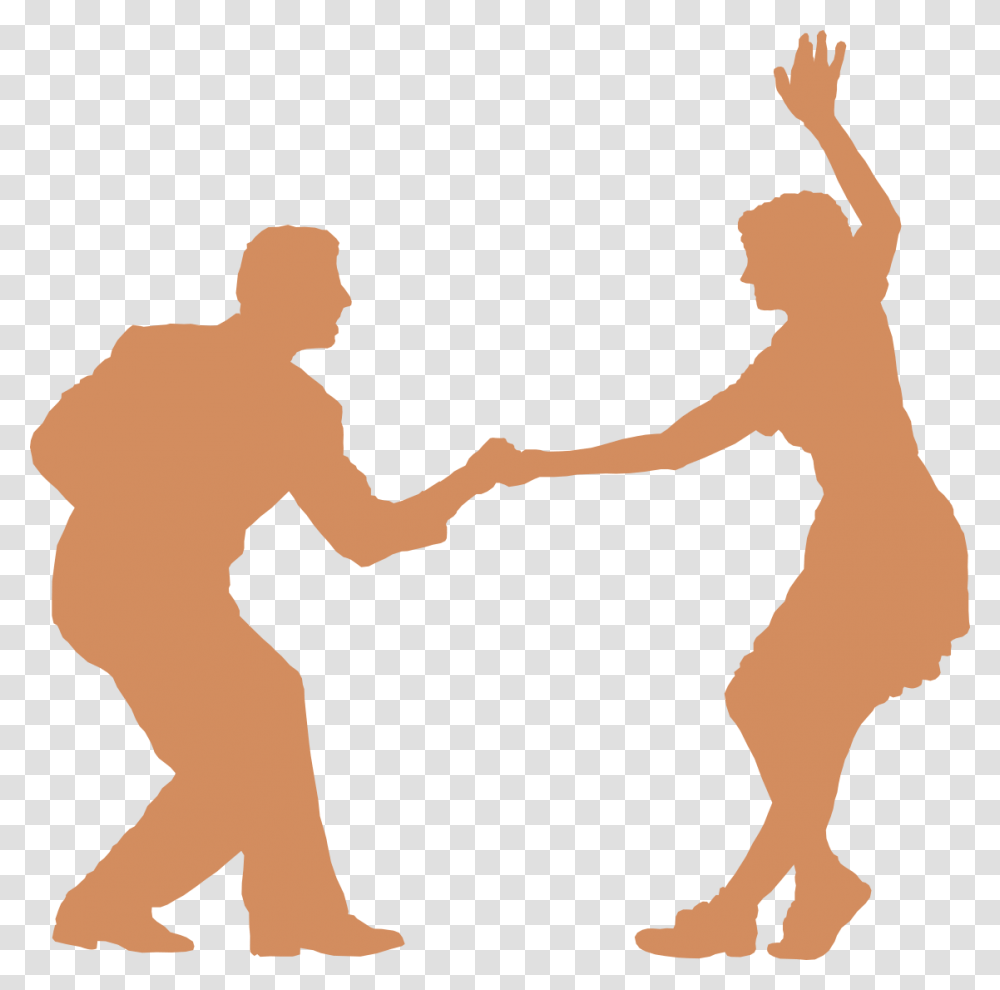 Lindy Hop Swing Dance Silhouette, Person, Hand, Duel, People Transparent Png
