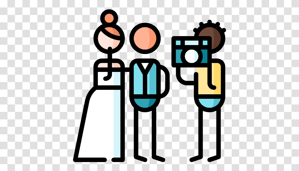 Line And Color Photographer Wedding Couple Icon Wedding Icons, Text, Hand, Graphics, Art Transparent Png