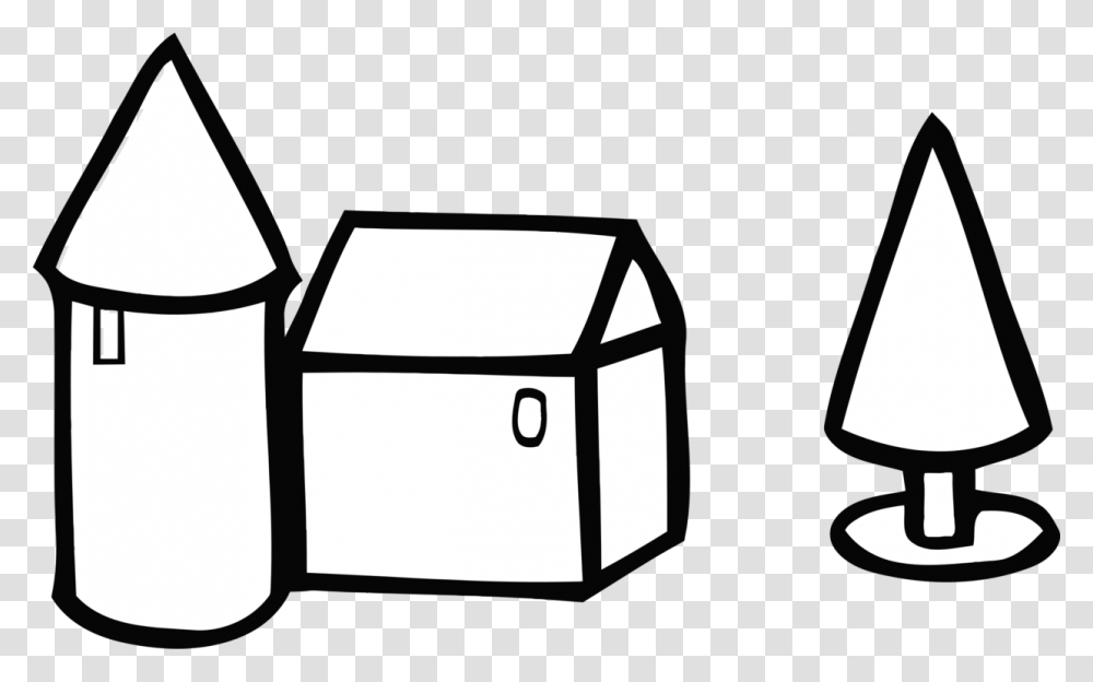 Line Art Computer Icons Agricultural Manager Farmhouse Free, Lamp, Box, Stencil, Carton Transparent Png