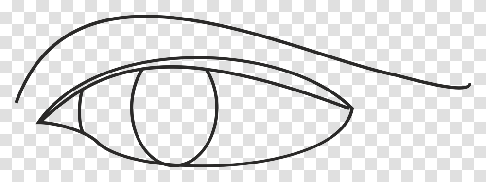 Line Art Drawing Eye Simple Line Drawing Of Eye, Sunglasses, Accessories, Accessory Transparent Png