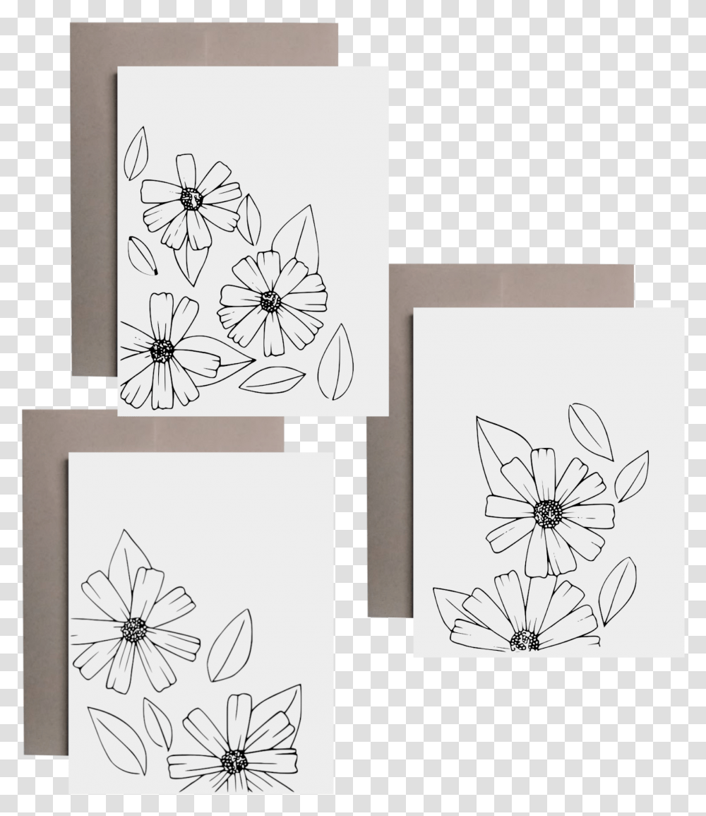 Line Art, Floral Design, Pattern, Drawing Transparent Png
