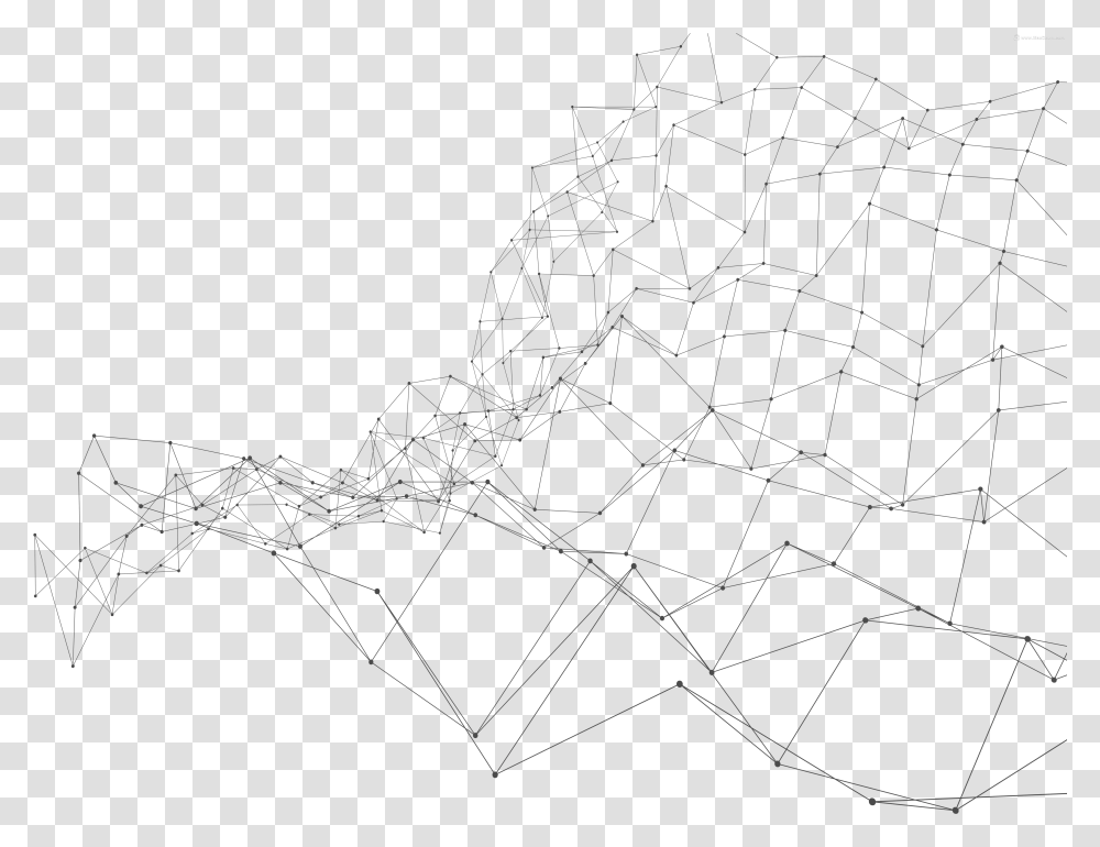 Line Art, Spider Web Transparent Png