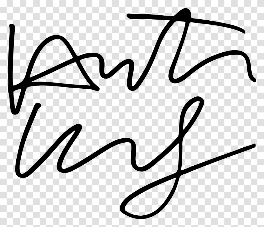 Line Art, Handwriting, Signature, Autograph Transparent Png