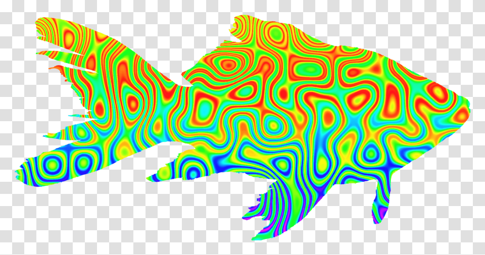 Line Art Wildlife Clipart Psychedelic, Animal, Bird, Fish, Peacock Transparent Png