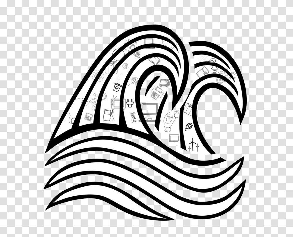 Line Art Wind Wave Drawing Breaking Wave, Label, Calligraphy, Handwriting Transparent Png