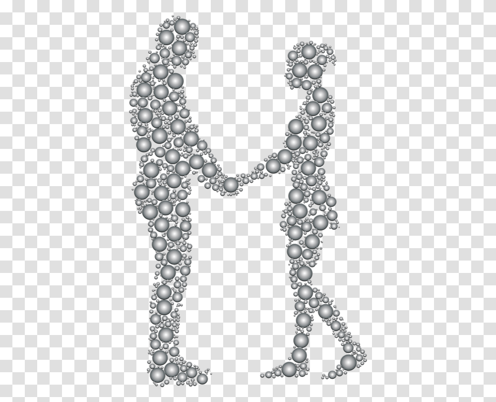 Line Artartchain Couple Silhouette Holding Hands, Necklace, Jewelry, Accessories Transparent Png