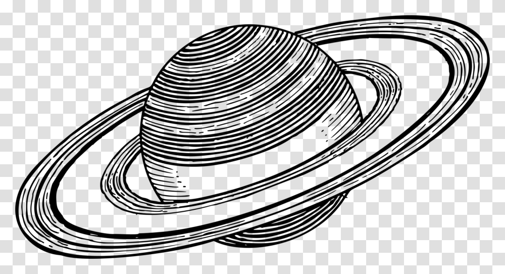 Line Artcoloring Bookblackandwhite Saturn Lineart, Gray, World Of Warcraft Transparent Png