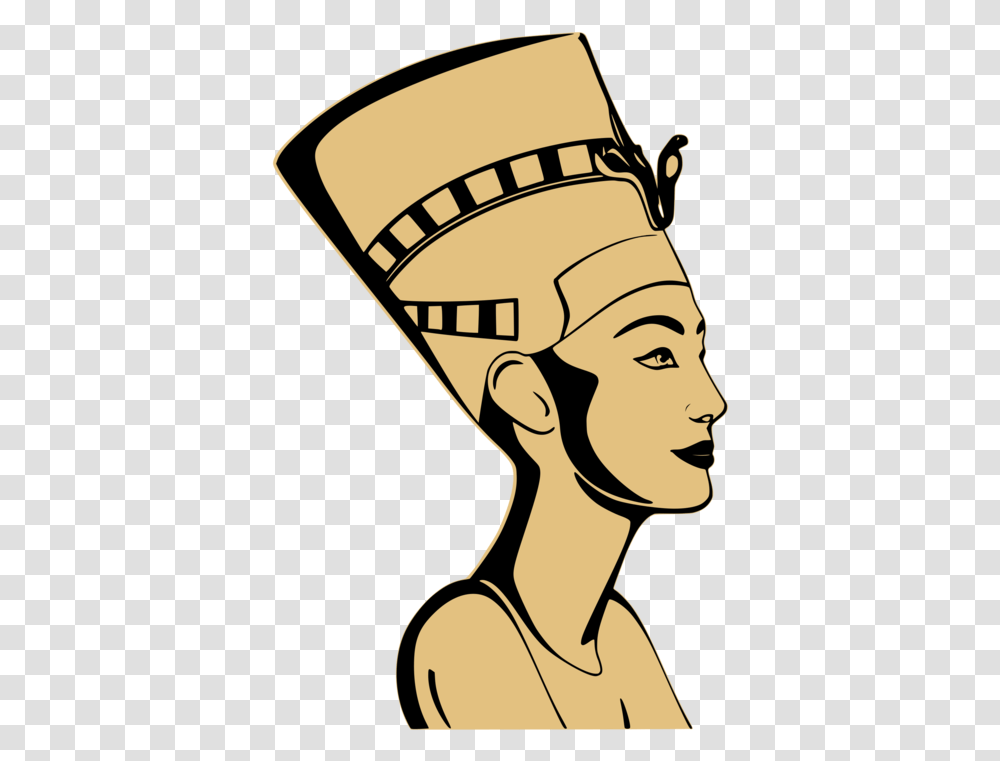 Line Artheadpleased Clipart Royalty Free Svg Nefertiti Svg, Label, Text, Hand, Face Transparent Png