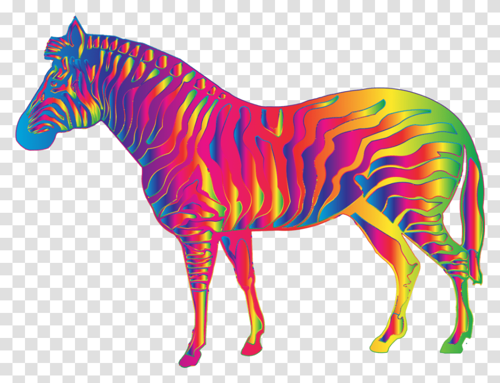 Line Arthorsepony Clipart Royalty Free Svg Pink Zebra, Mammal, Animal, Wildlife, Deer Transparent Png