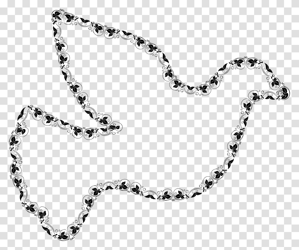 Line Artjewellerychain Peace Symbols, Gray, World Of Warcraft Transparent Png