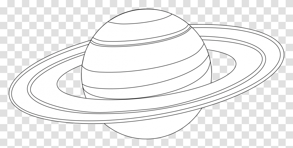 Line Artplantangle Coloring Pages Of Saturn, Bowl, Sphere, Apparel Transparent Png