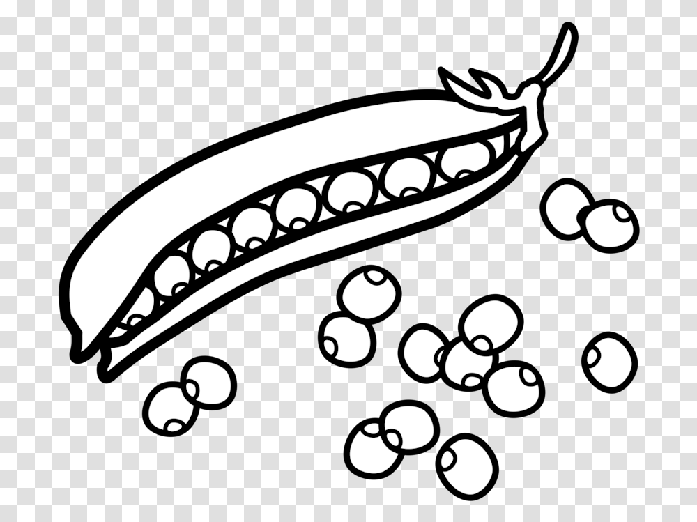 Line Artplantdrawing Clipart Royalty Free Svg Green Peas Clipart Black And White, Produce, Food, Vegetable, Grain Transparent Png