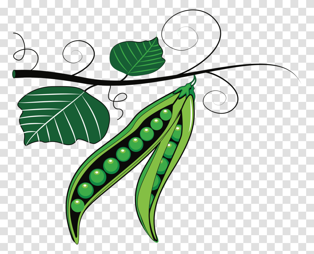 Line Artplantflora Clipart Green Peas, Vegetable, Food, Scissors, Blade Transparent Png