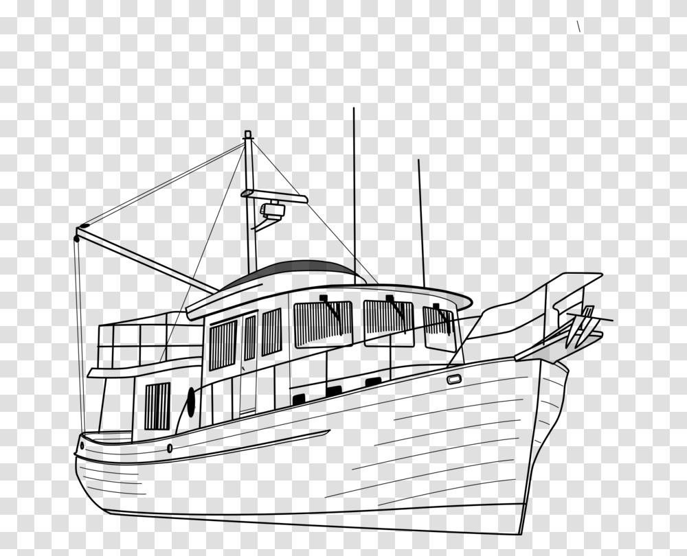 Line Artwatercraftcoloring Book Boat, Gray, World Of Warcraft Transparent Png