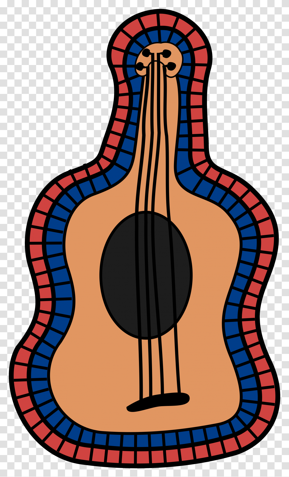 Line Clipart Ben Eiffel Tower Transprent, Musical Instrument, Lute, Leisure Activities, Mandolin Transparent Png