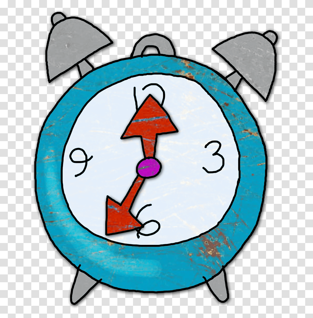 Line Clipart Drawing Melonheadz Clock Transprent, Alarm Clock, Analog Clock, Wall Clock Transparent Png