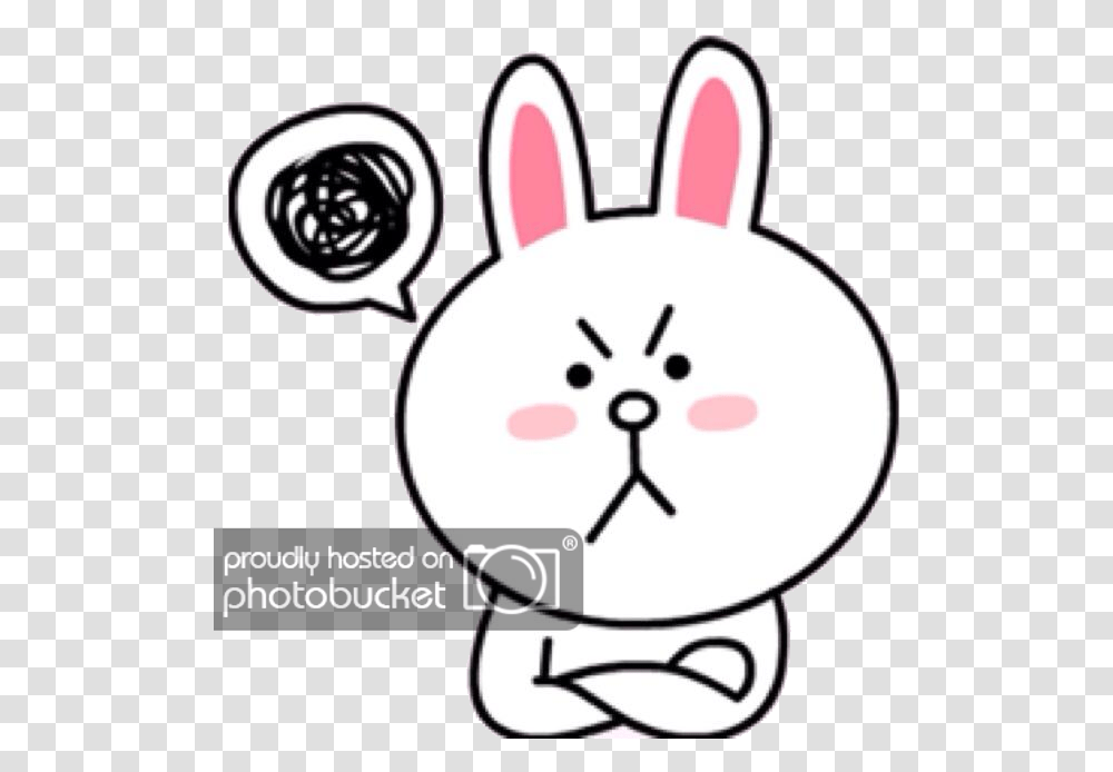 Line Cony Angry Sticker, Clock, Snowman, Winter, Outdoors Transparent Png