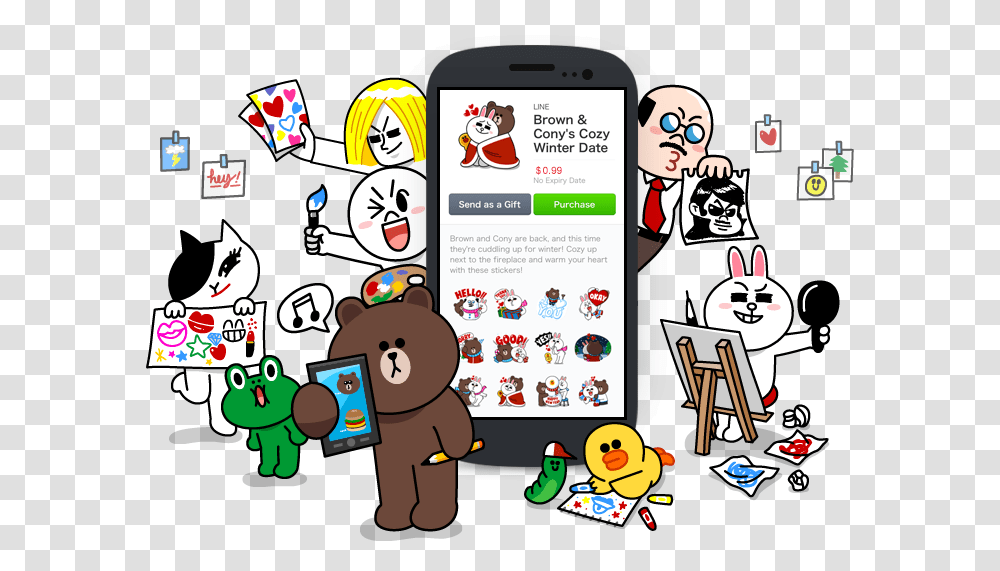 Line Creators Market Now Taking Line App, Label, Text, Bird, Penguin Transparent Png