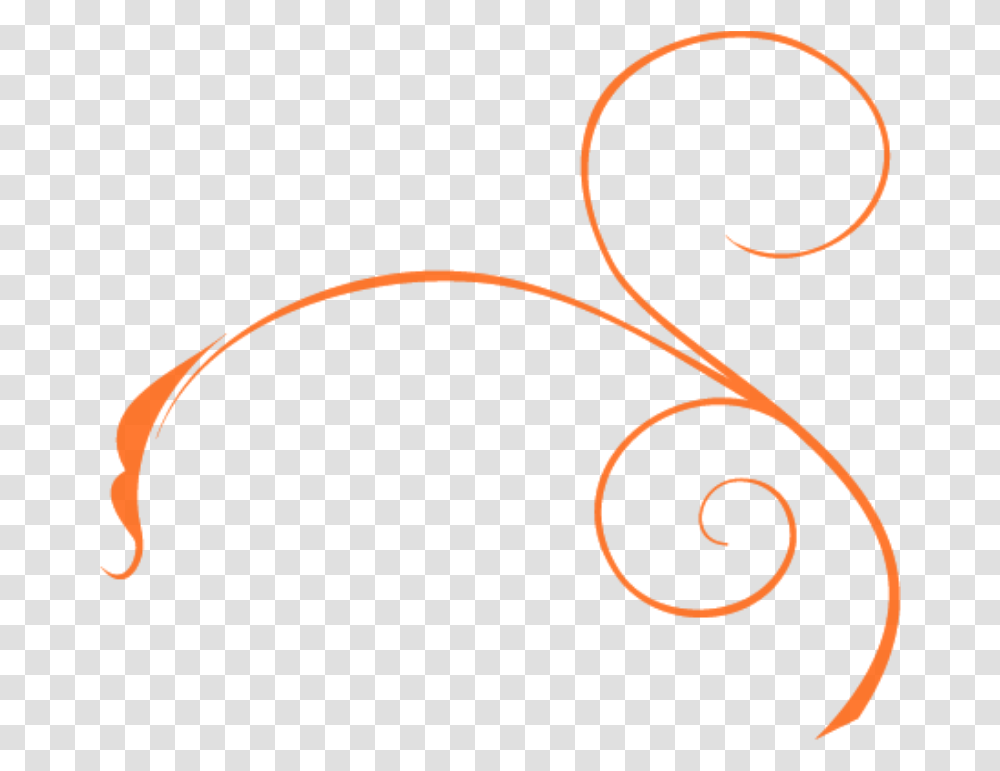Line Designs Swirls Background Orange Swirl, Alphabet, Number Transparent Png