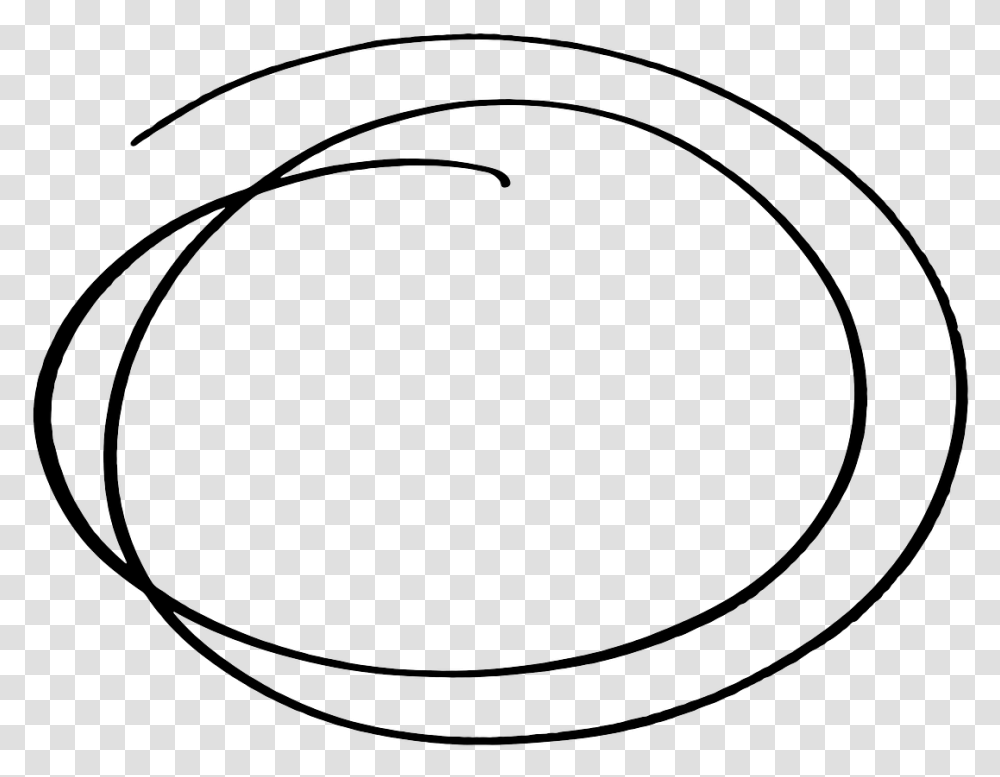 Line Doodle, Oval, Hoop Transparent Png