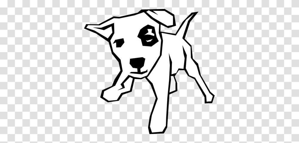 Line Drawing Of A Dog Papir Illustration Camilla Boman Jensen, Label, Stencil Transparent Png