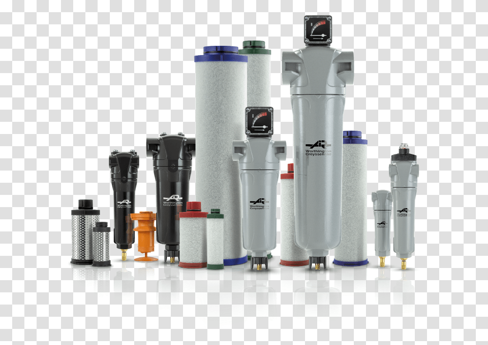 Line Filters Worthington Global Tipos De Filtros Aire Comprimido, Cylinder, Light, Machine, Lamp Transparent Png