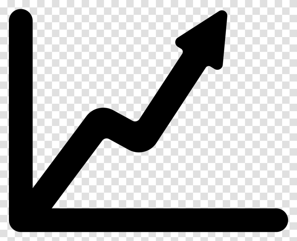 Line Graph Icon Free Download, Axe, Tool, Hammer, Arm Transparent Png