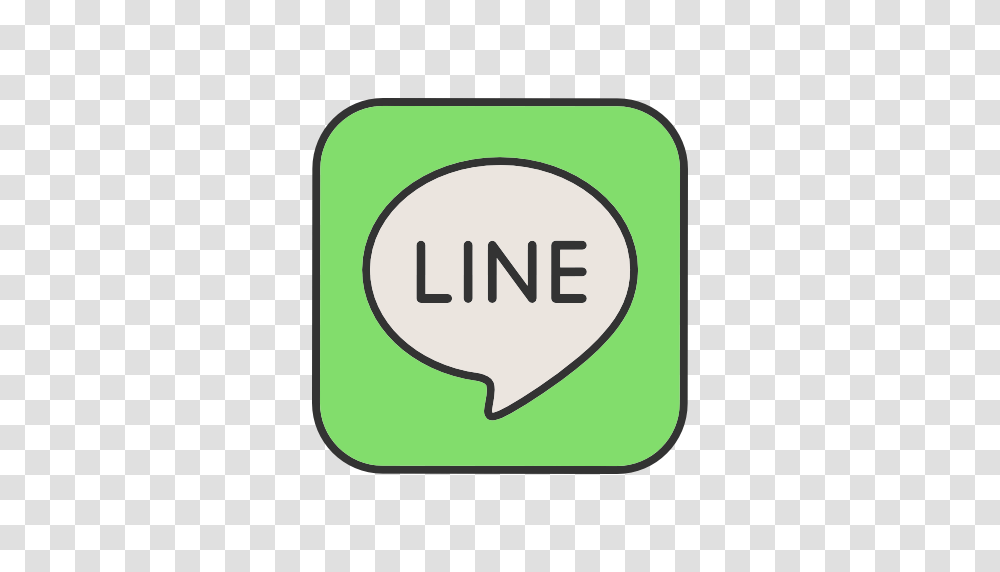 Line Icon Free Of Social Media Logos Ii Filled Line, Sign, First Aid, Label Transparent Png