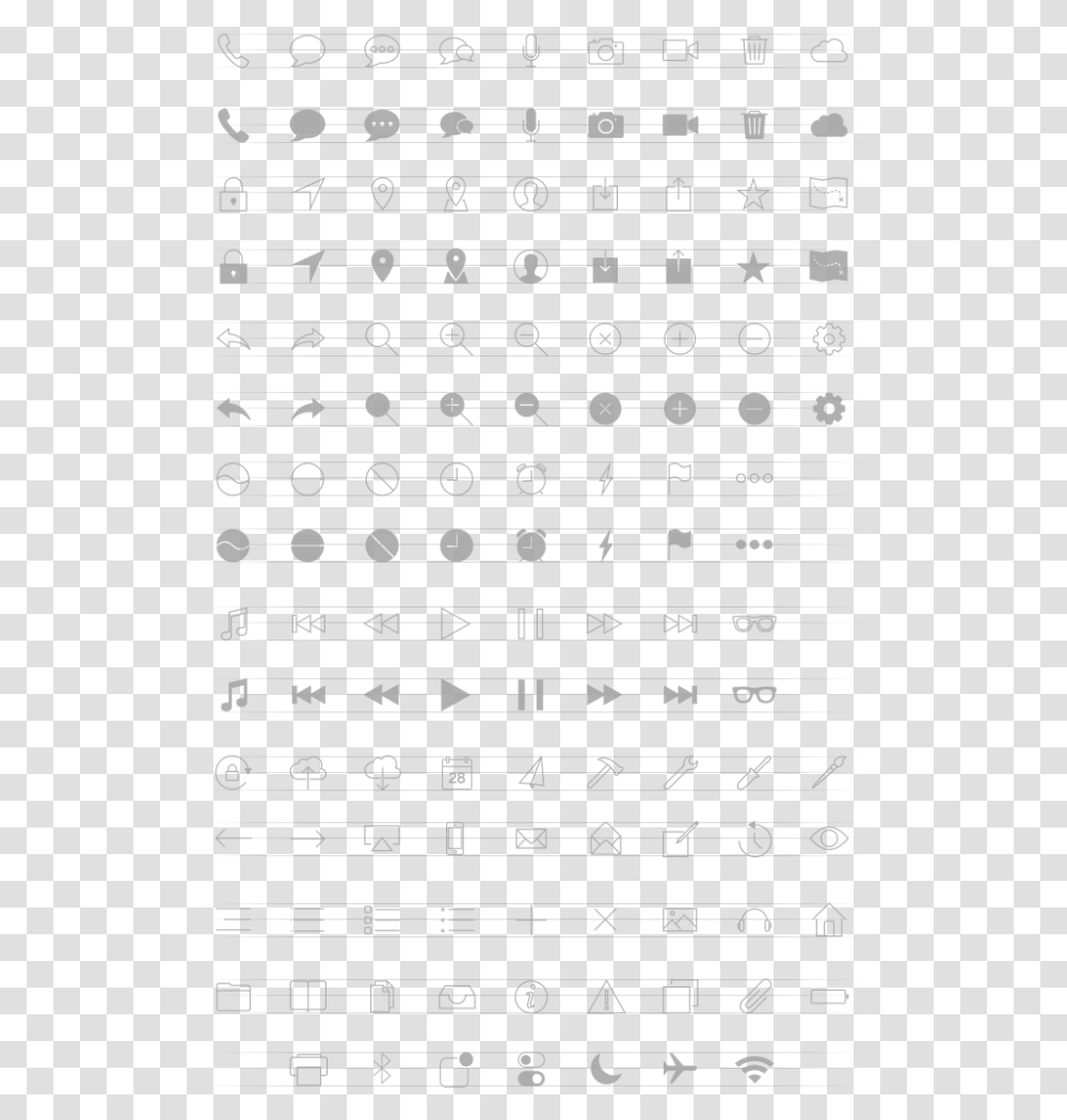 Line Icons Sheet Music, Number, Plot Transparent Png