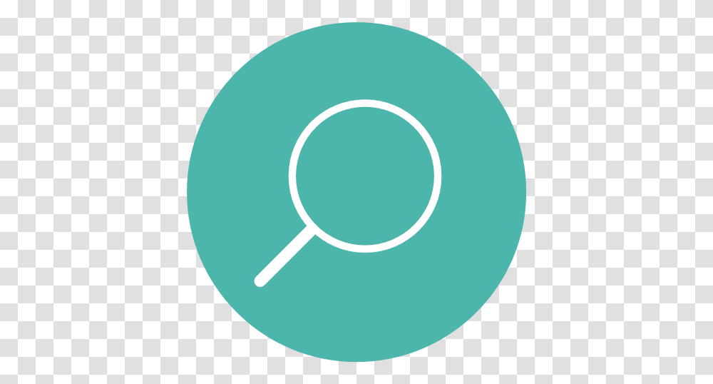 Line Magnifying Glass Search Thin Icon Circle, Tennis Ball, Sport, Sports,  Transparent Png