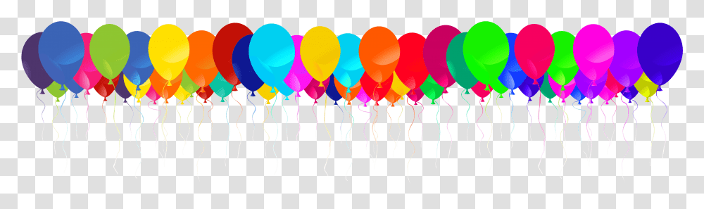 Line Of Balloons Clipart Download Balloon Border Hd Transparent Png