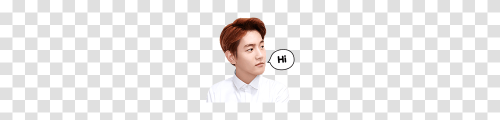 Line Stickers Exo Baekhyun Special Free Download, Face, Person, Boy, Girl Transparent Png