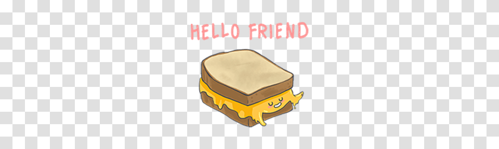 Line Stickers Melty The Delicious Grilled Cheese Free Download, Food, Sweets, Waterfowl, Label Transparent Png