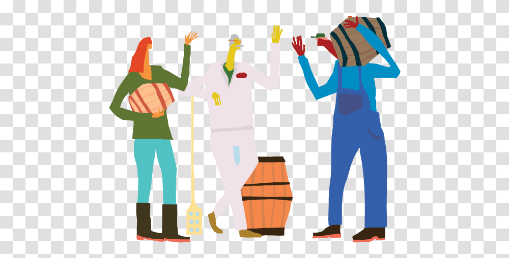 Line Up - Cask Days Beer Festival Illustration, Person, Clothing, Coat, People Transparent Png