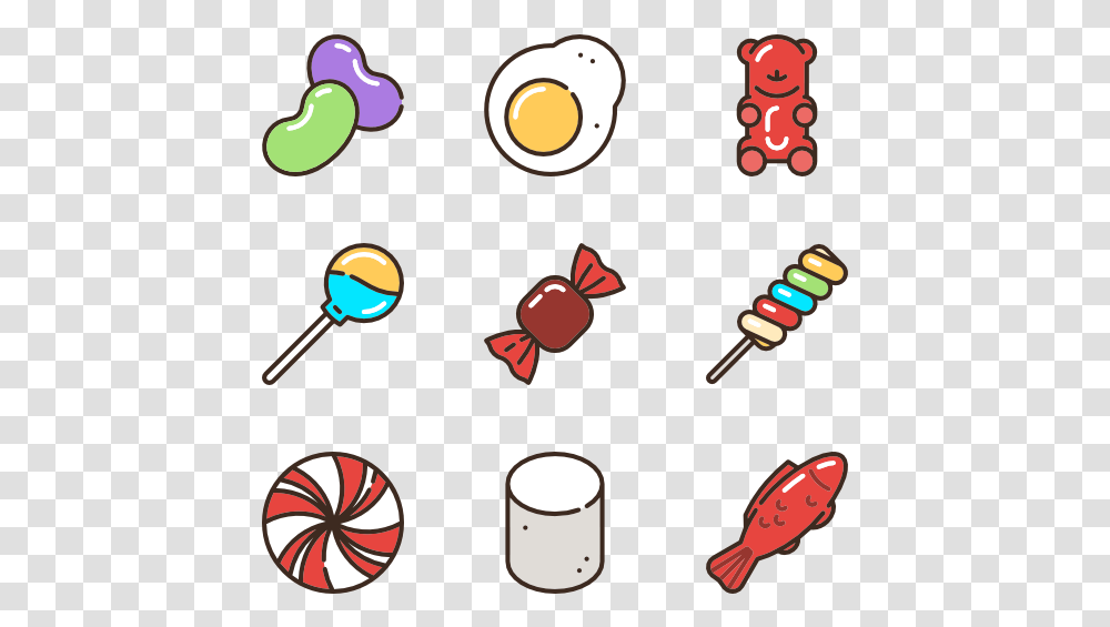 Linear Candies And Sweets Candy Vector Art, Pin, Food, Lollipop, Rattle Transparent Png